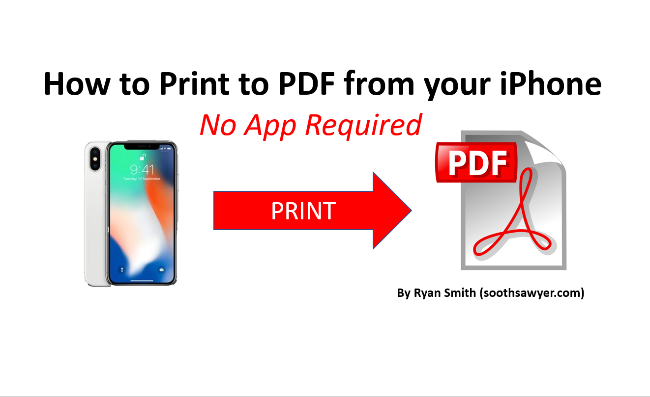 How To Print To Pdf From Your Iphone No App Required Soothsawyer