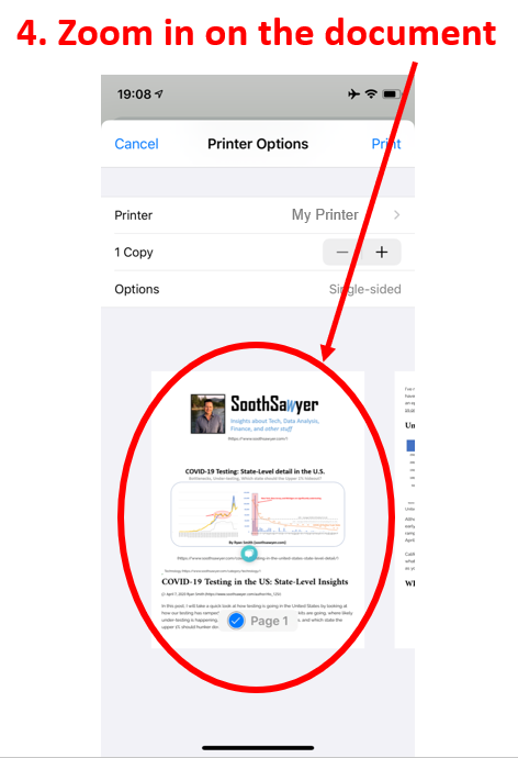 insulator Sløset Indsigtsfuld How to print to PDF from your iPhone (no App required) - SoothSawyer